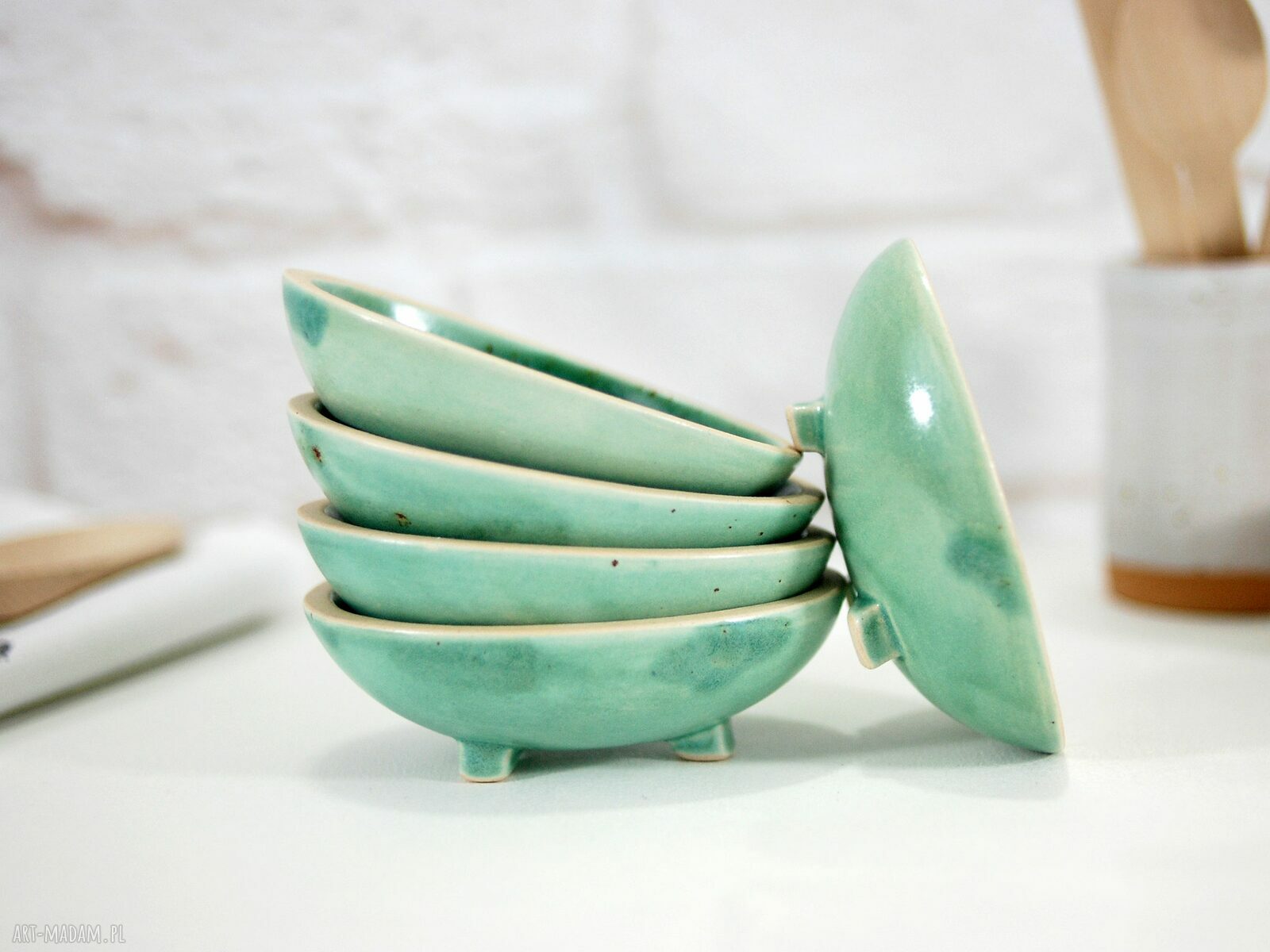 Ceramiczna miseczka jajecznik - na jajka, sosy, przyprawy