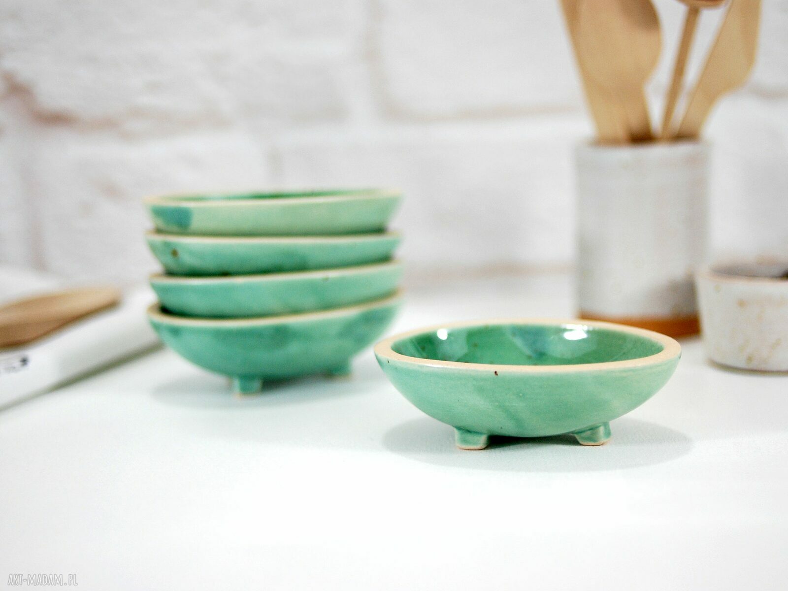 Ceramiczna miseczka jajecznik - na jajka, sosy, przyprawy