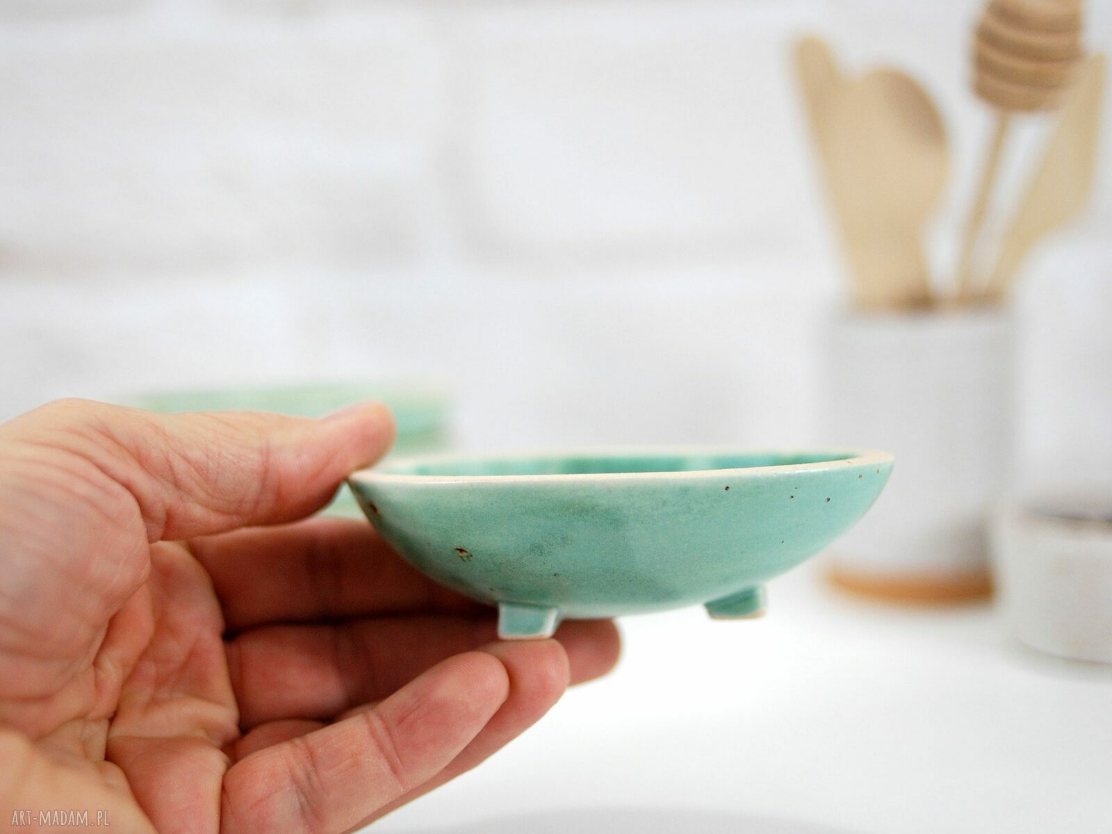 Ceramiczna miseczka jajecznik - na jajka, sosy, przyprawy