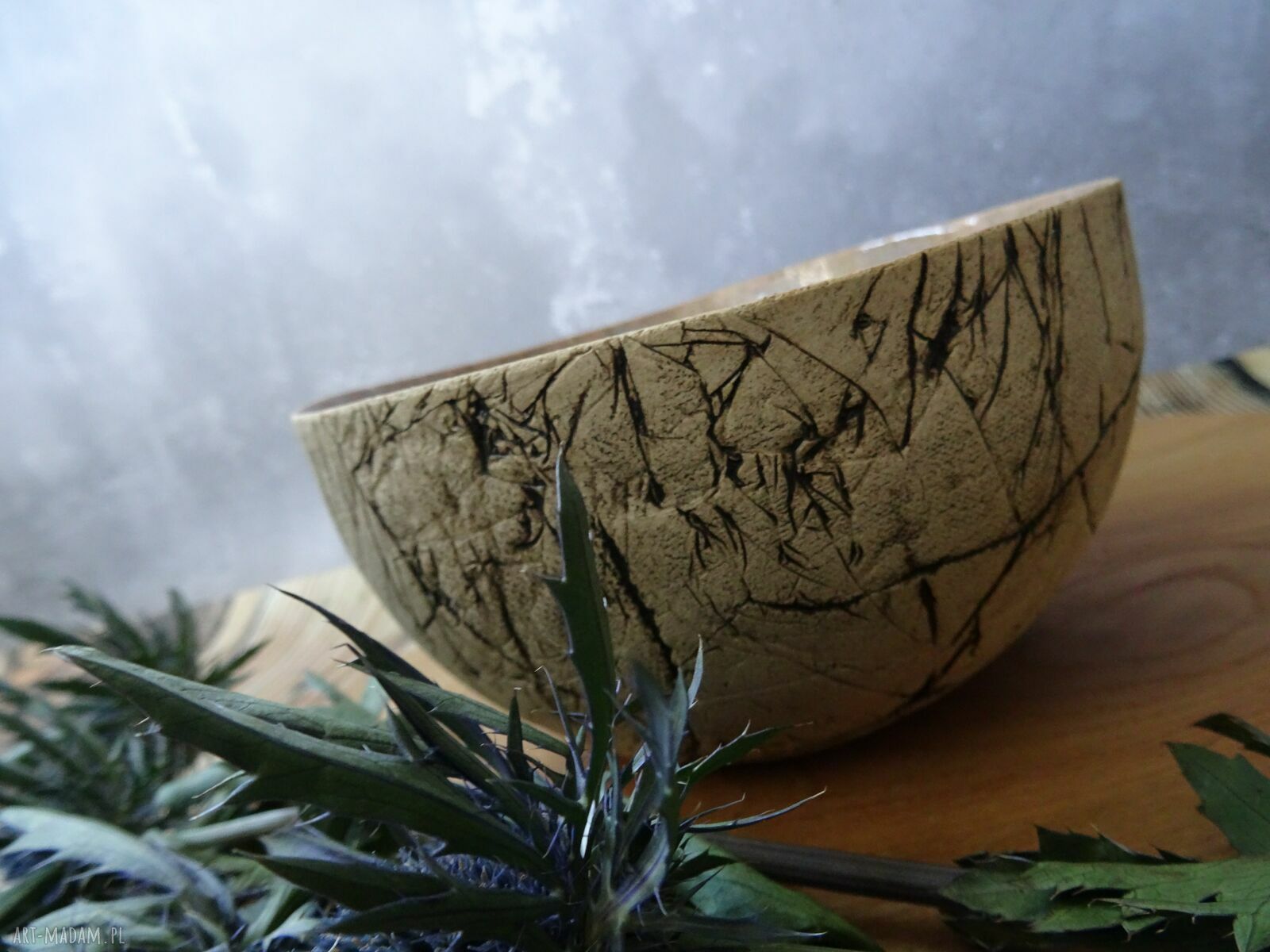 Dekoracyjna ceramiczna miseczka handmade w pastelach