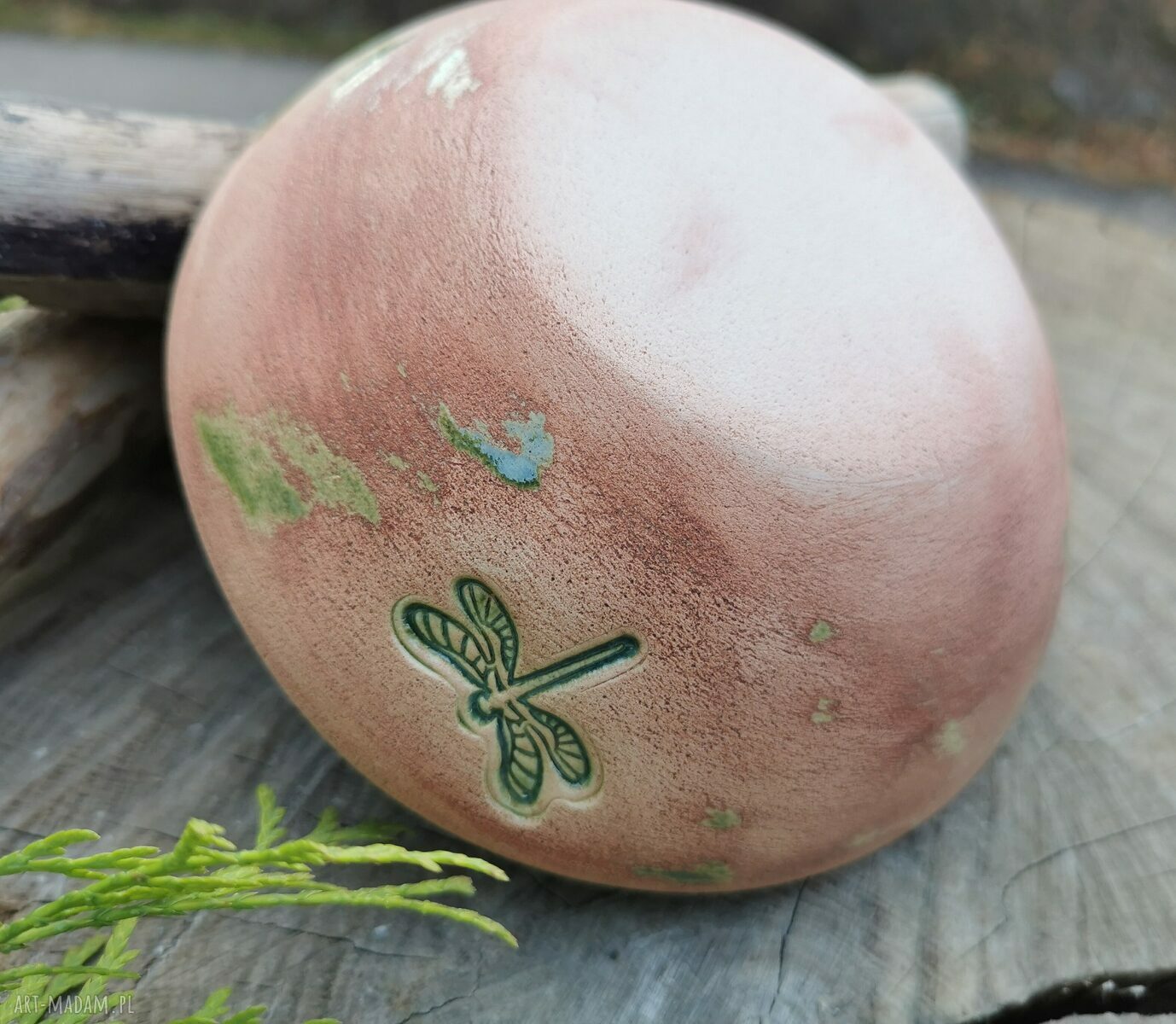 Ceramiczna miseczka z ważkami na przekąski (c380)