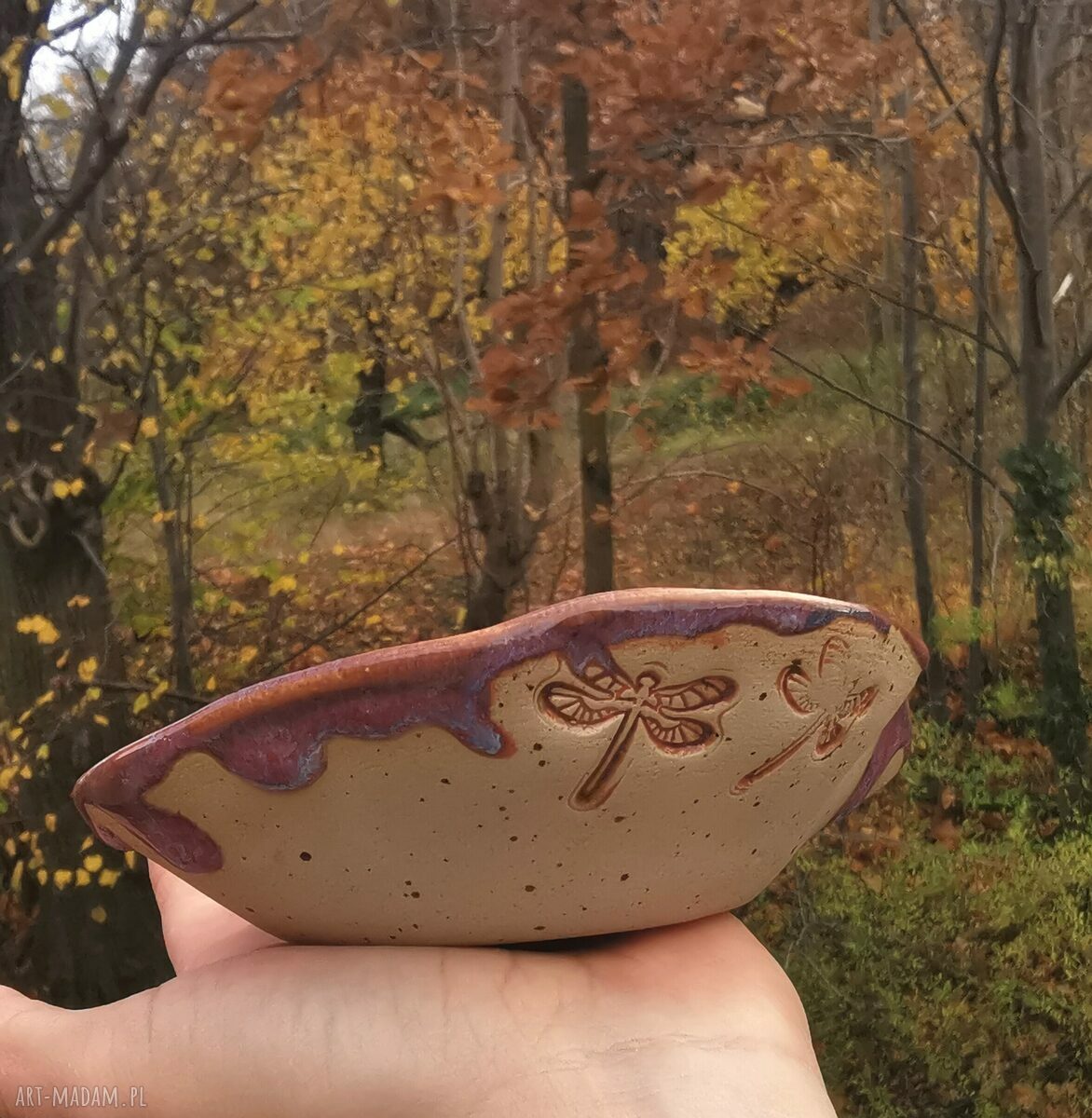 Ceramiczna miseczka Shiraja (c368) - ręcznie formowana kamionka