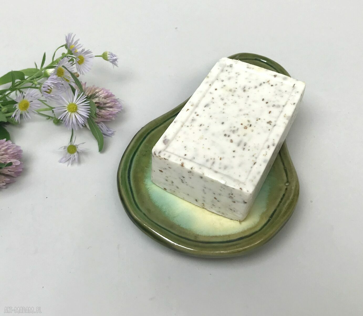 Mydelniczka ceramiczna ręcznie robiona AVOCADO