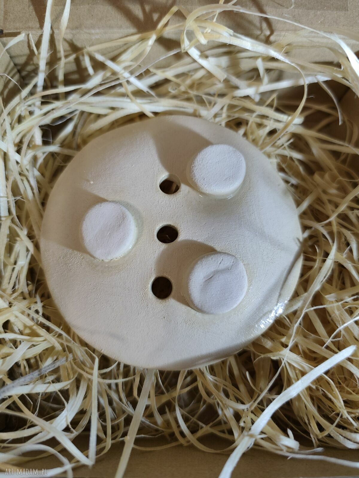 Mydelniczka ceramiczna ręcznie szkliwiona - prezent na Boże Narodzenie do łazienki