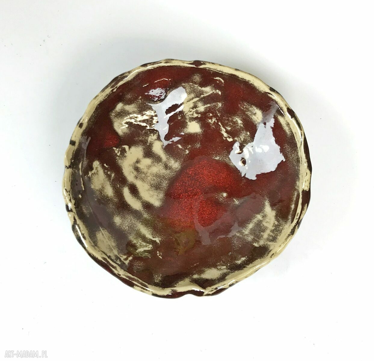 Ceramiczna mydelniczka „Wulkan”