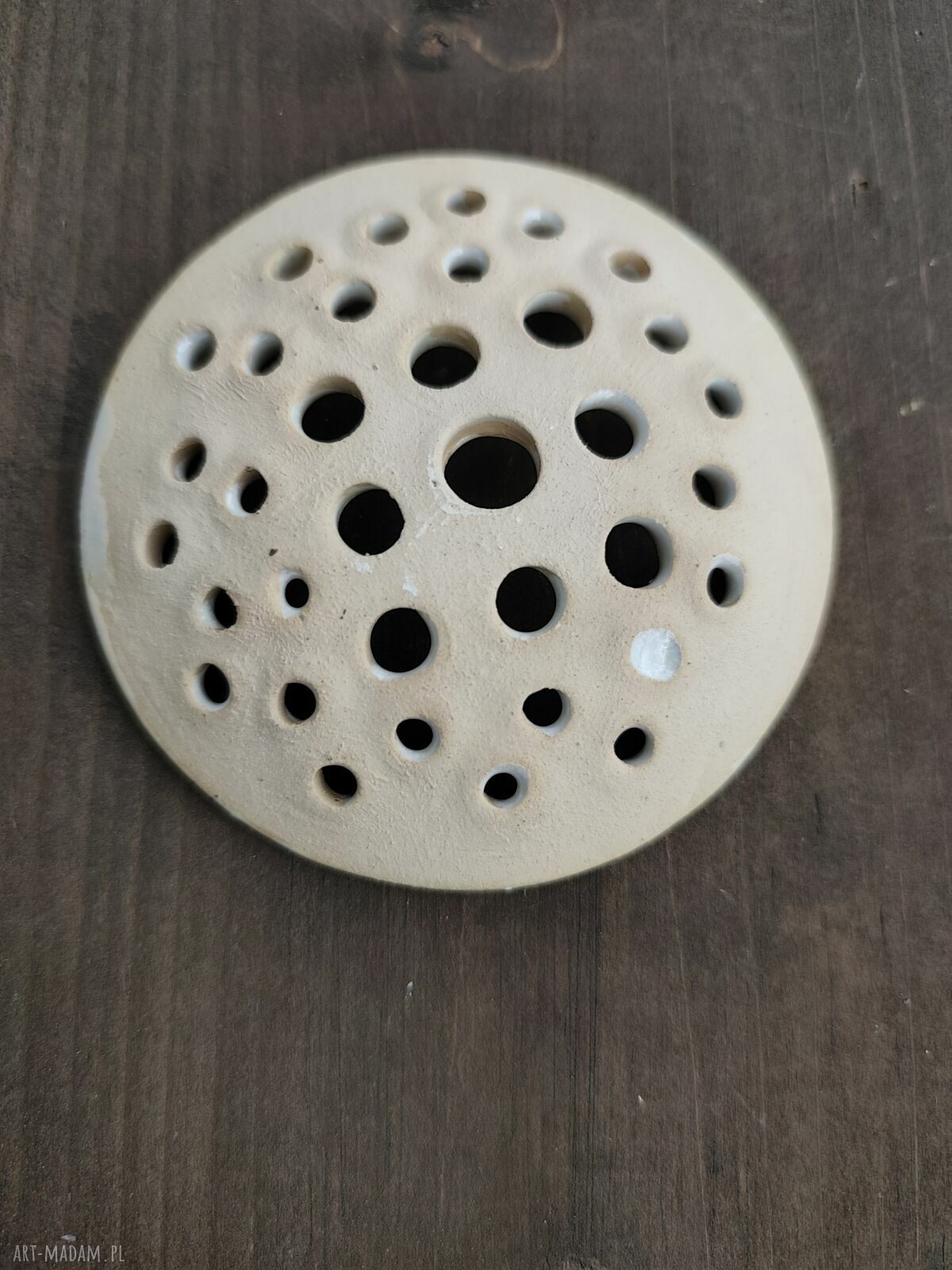 Mydelniczka ceramiczna Wolna Chwila - ręcznie robiona do łazienki