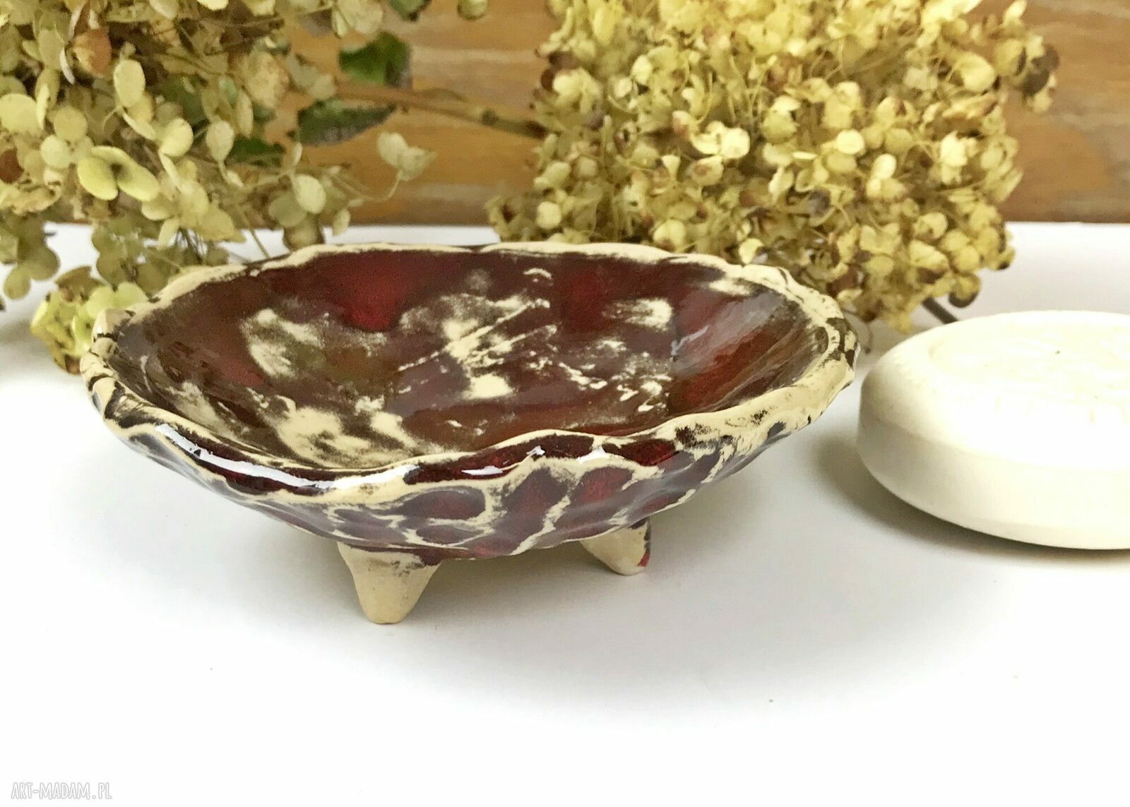 Ceramiczna mydelniczka „Wulkan”