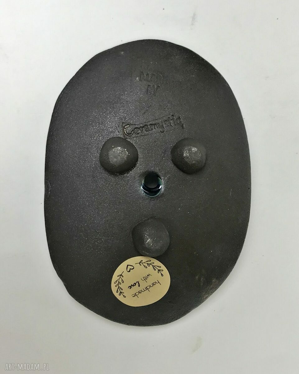 Ceramiczna mydelniczka ręcznie robiona 'Głębia'