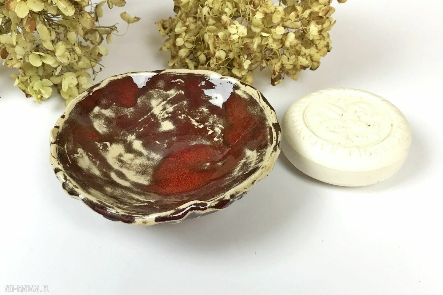 Ceramiczna mydelniczka „Wulkan”