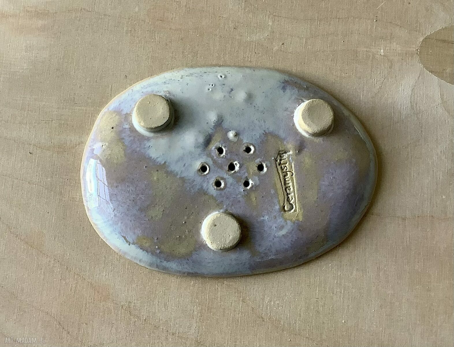 Ceramiczna mydelniczka „Po deszczu”