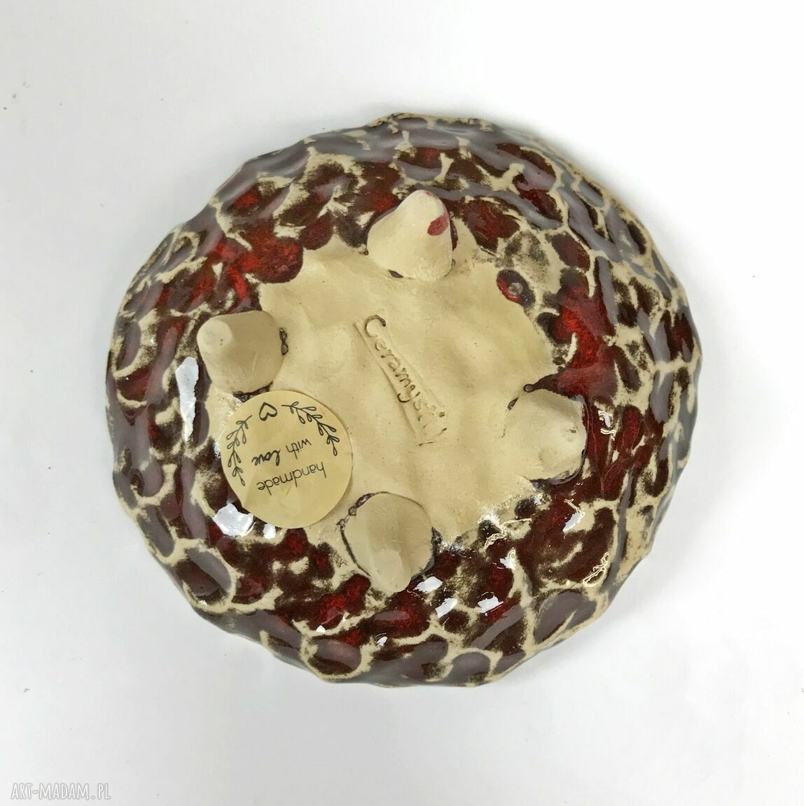 Ceramiczna mydelniczka „Wulkan”