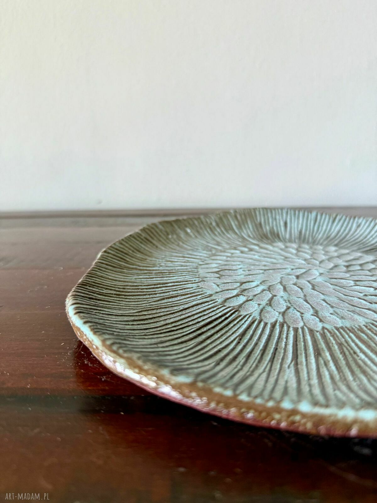 Patera ceramiczna 'Deep Lines' - talerz i misa poLEPIONE, 25 cm