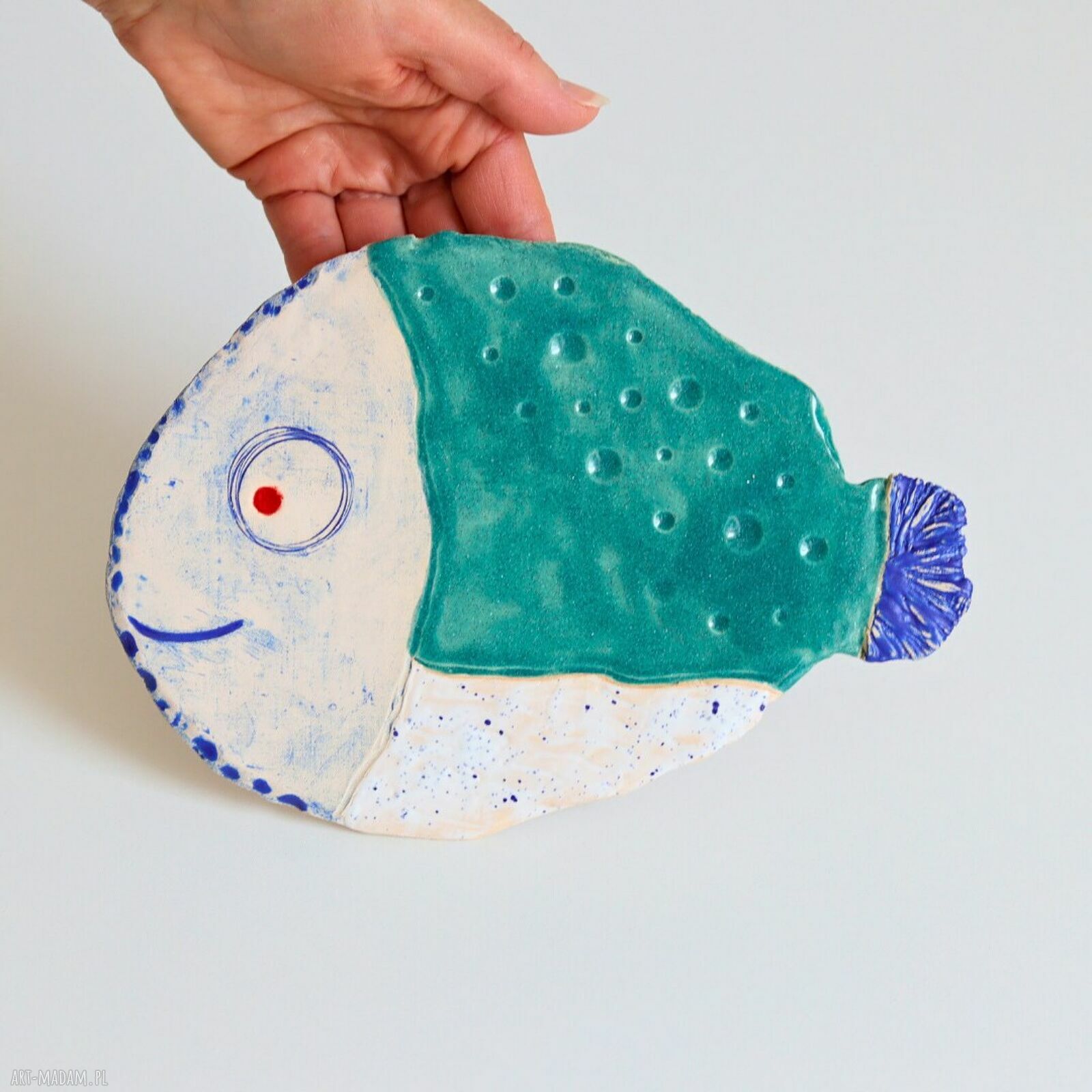 Ceramiczna ryba na ścianę