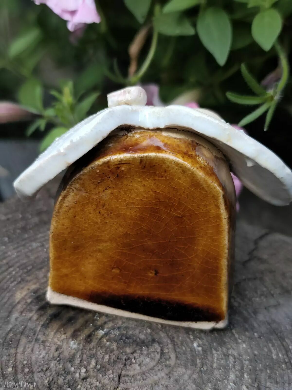 Ręcznie wykonana sowa ceramiczna - wyjątkowa dekoracja