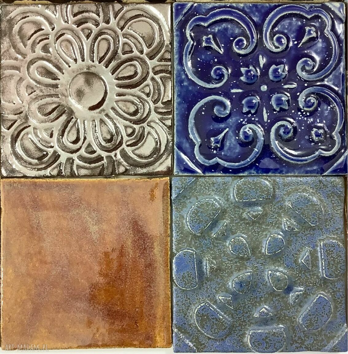 Kafle ceramiczne „Barok” - ręcznie robione do eleganckiego wystroju łazienki