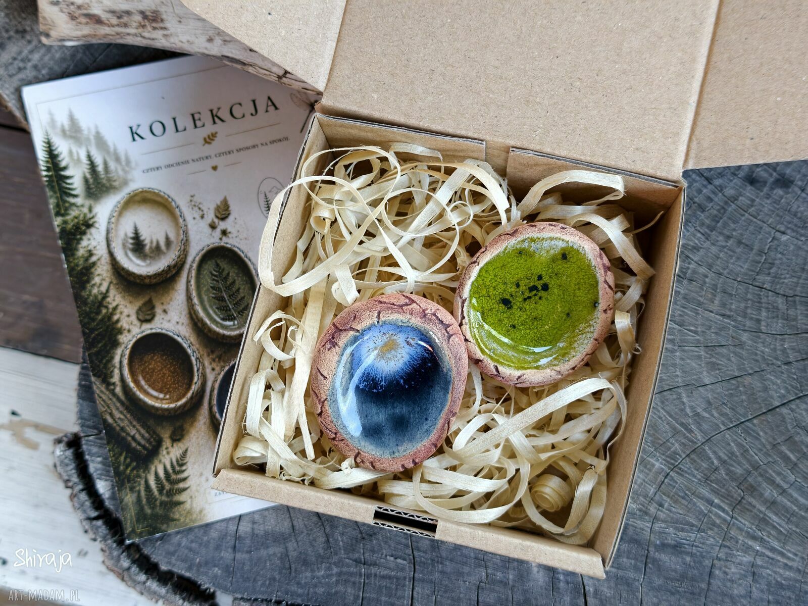 Ceramiczne kamienie spokoju z kolekcji Szept Lasu