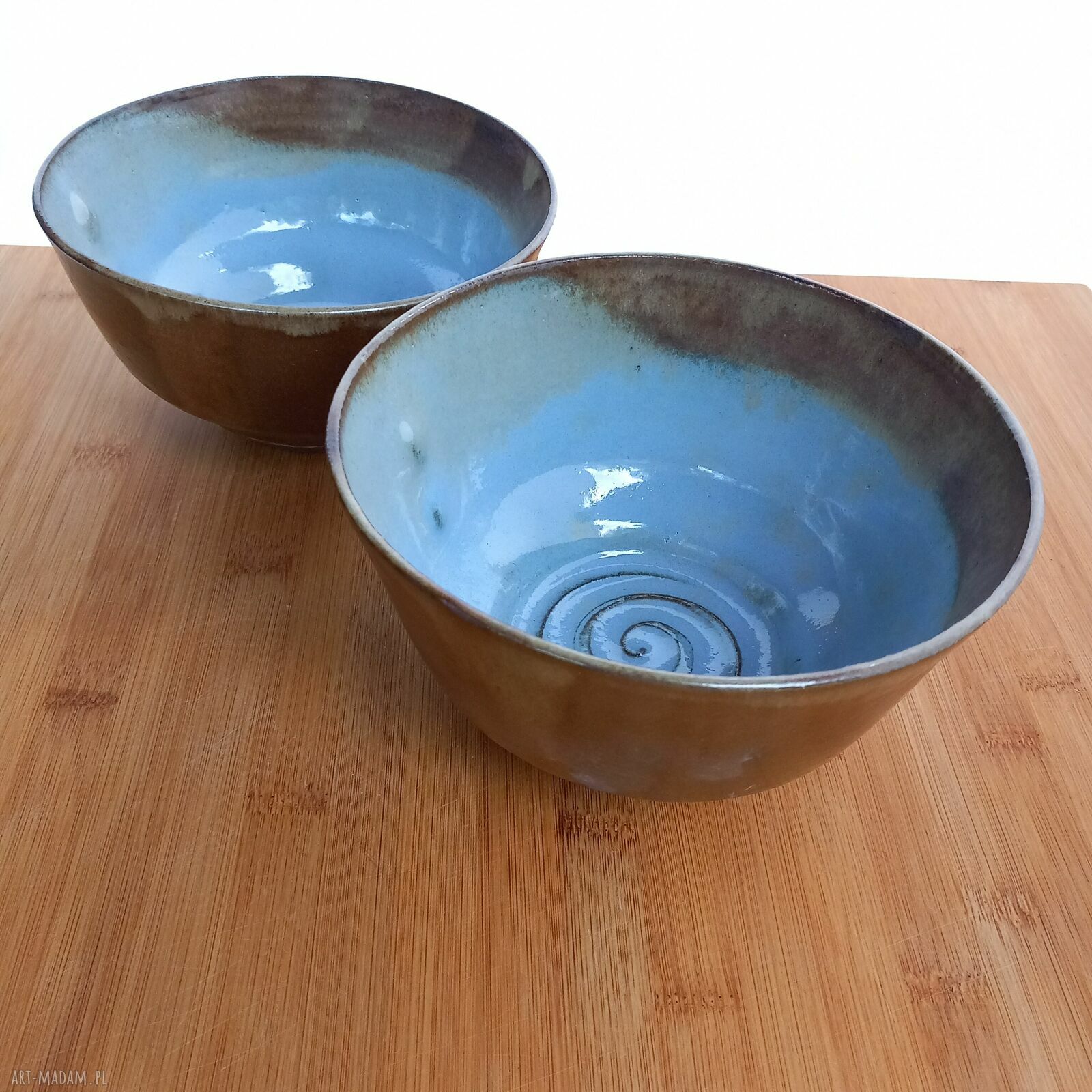 Ręcznie robione ceramiczne miski RamenYa - zestaw 2 szt.