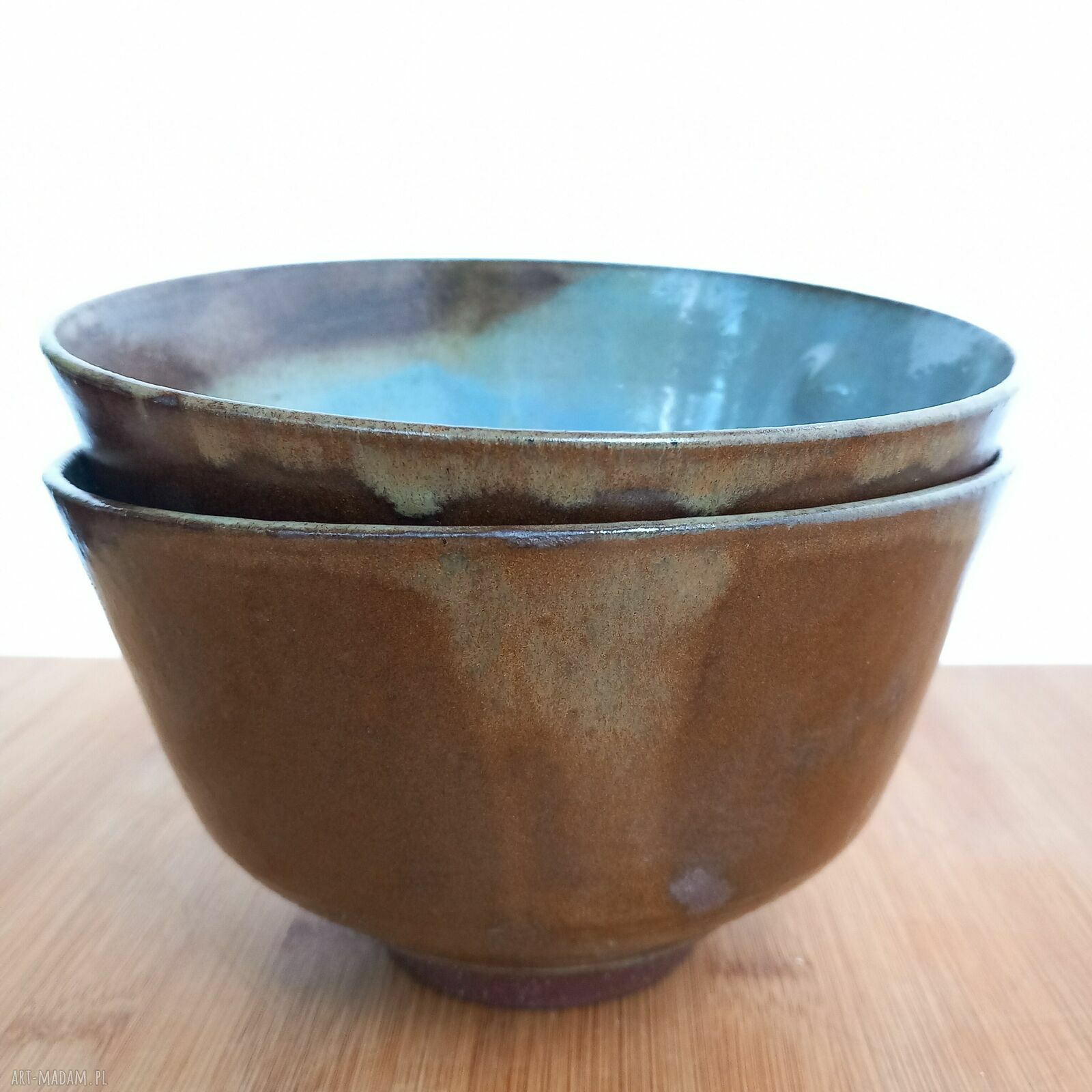 Ręcznie robione ceramiczne miski RamenYa - zestaw 2 szt.