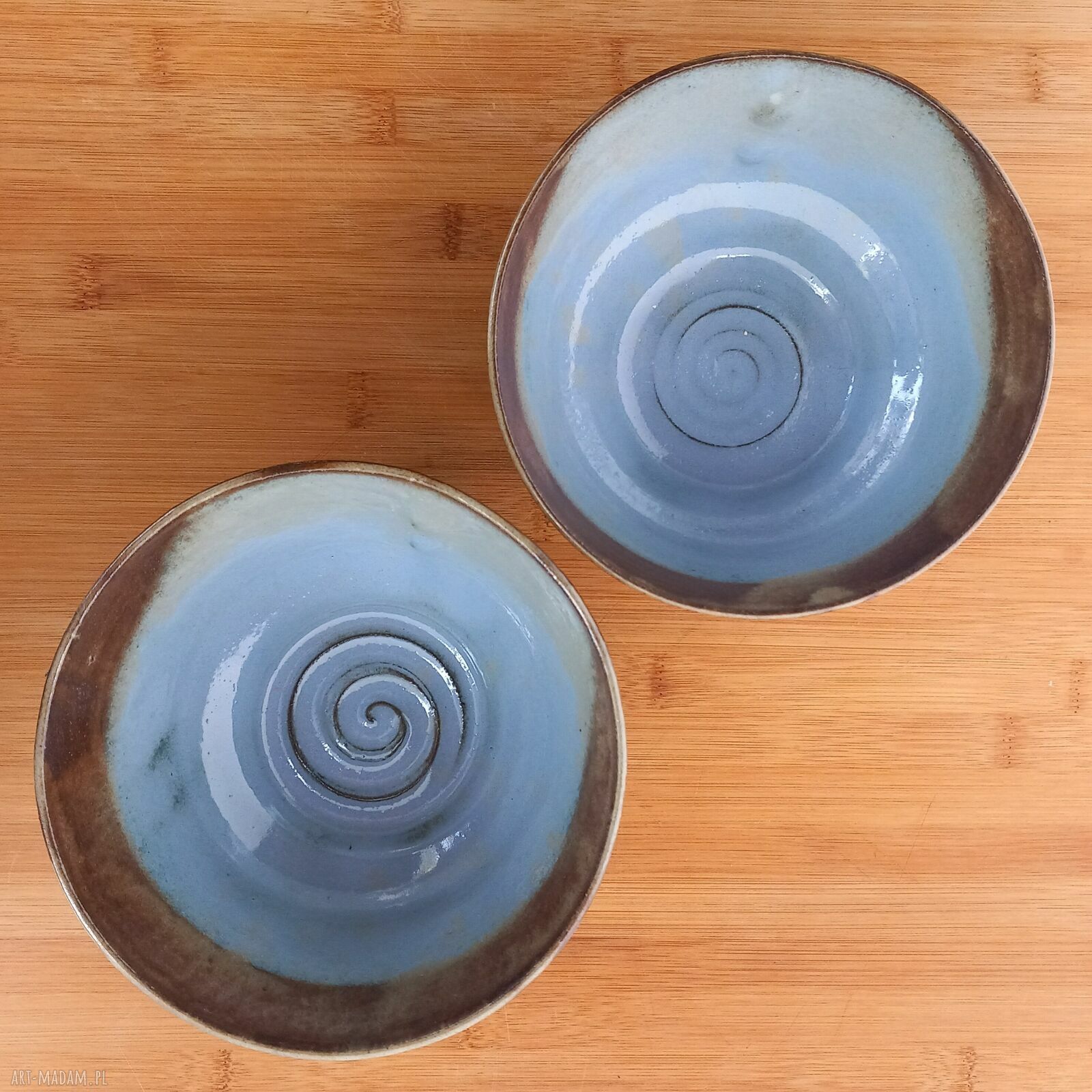 Ręcznie robione ceramiczne miski RamenYa - zestaw 2 szt.