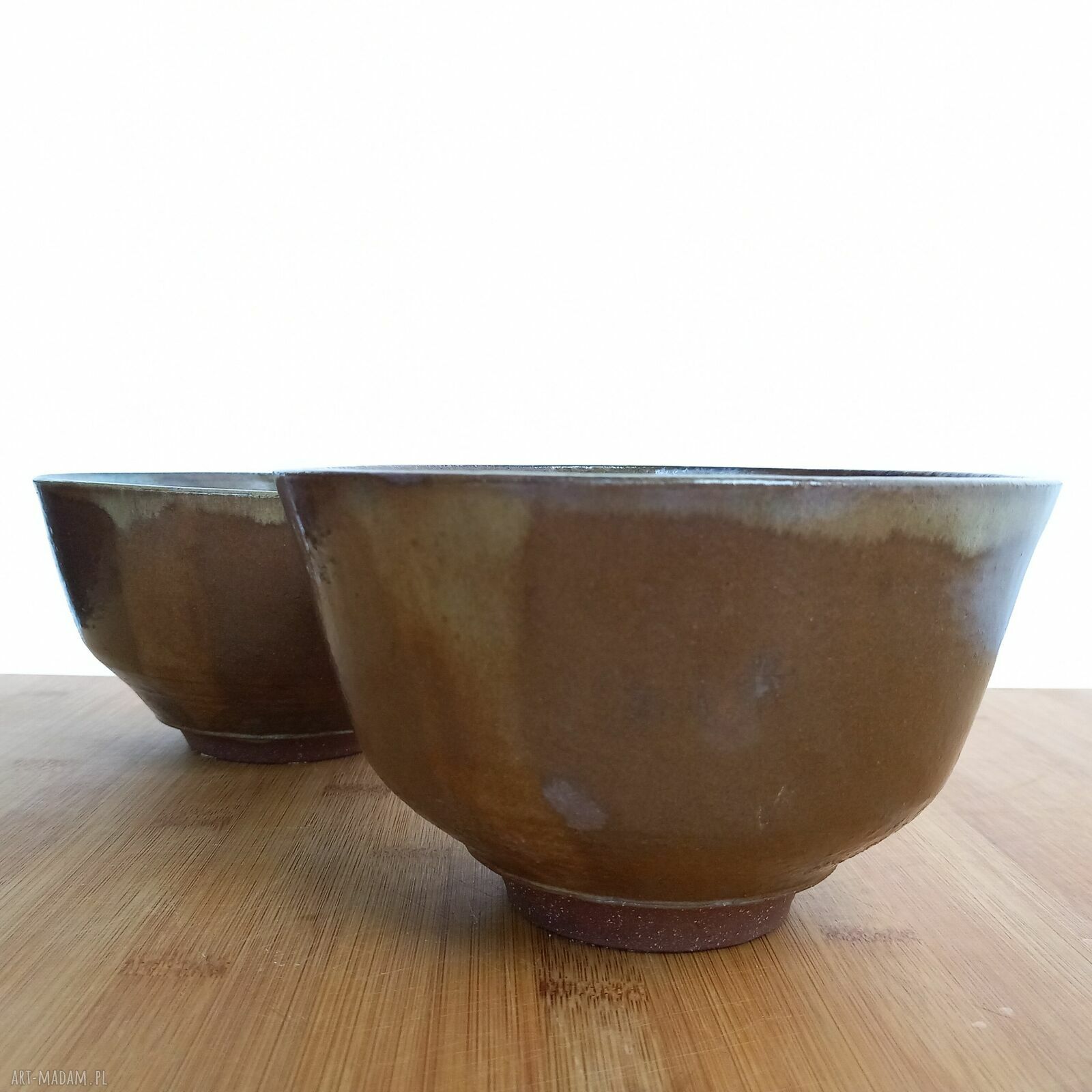 Ręcznie robione ceramiczne miski RamenYa - zestaw 2 szt.