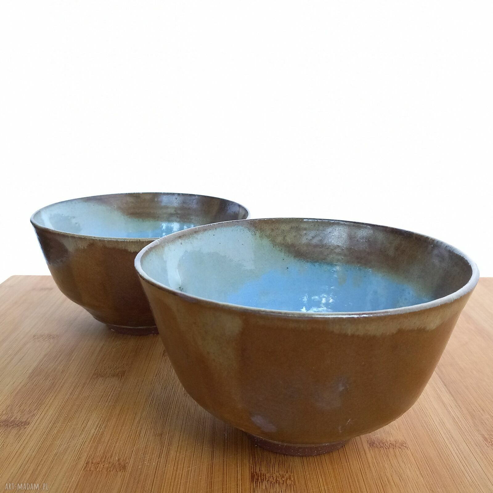 Ręcznie robione ceramiczne miski RamenYa - zestaw 2 szt.