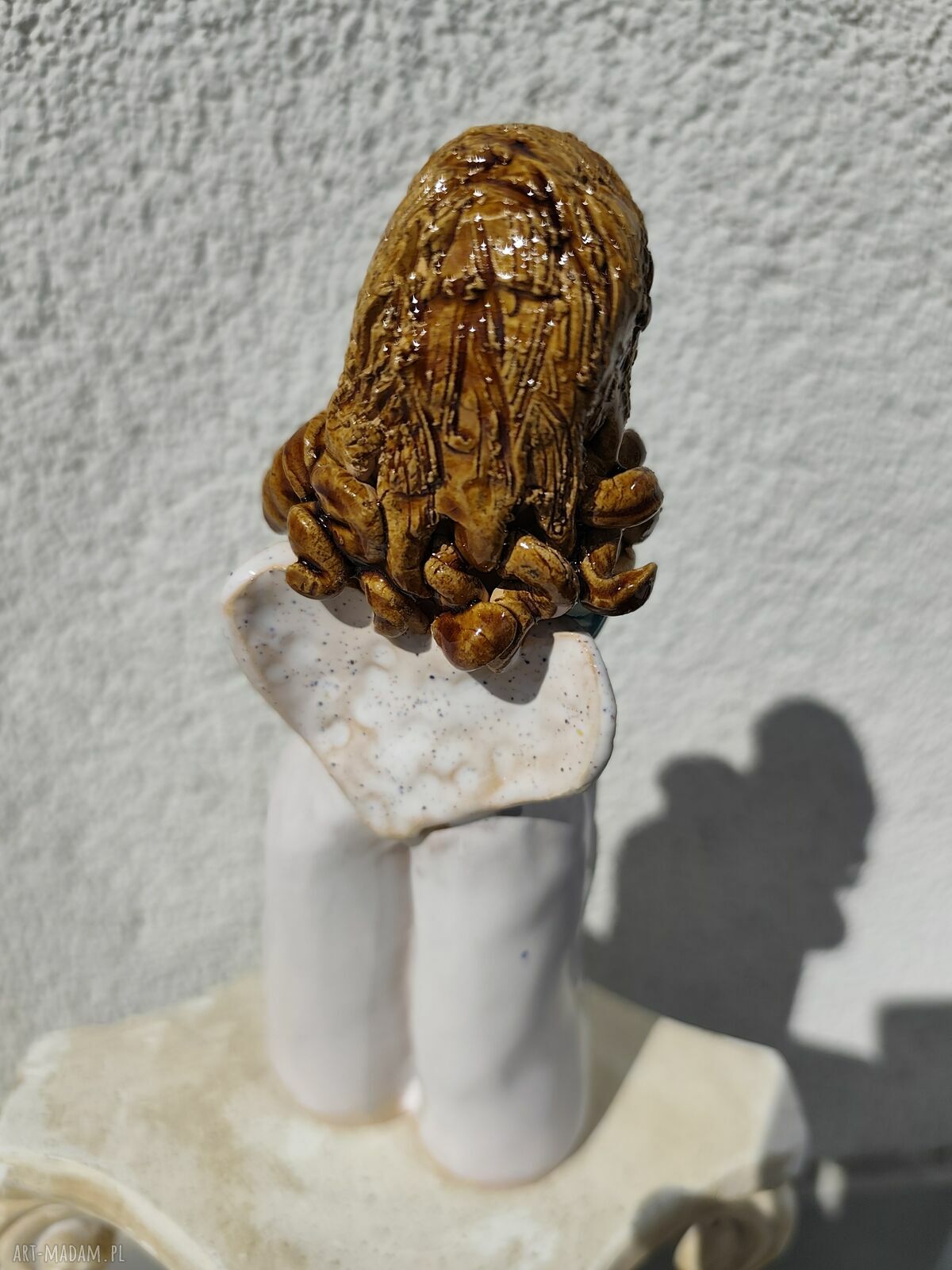 Anioł ceramiczny Wolna Chwila - prezent na Komunię i Chrzest