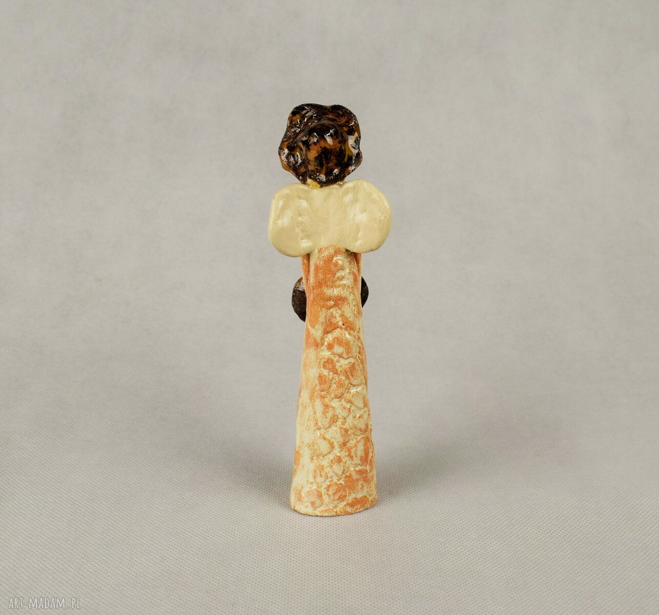 Anioł ceramiczny ręcznie robiony - ok. 18 cm