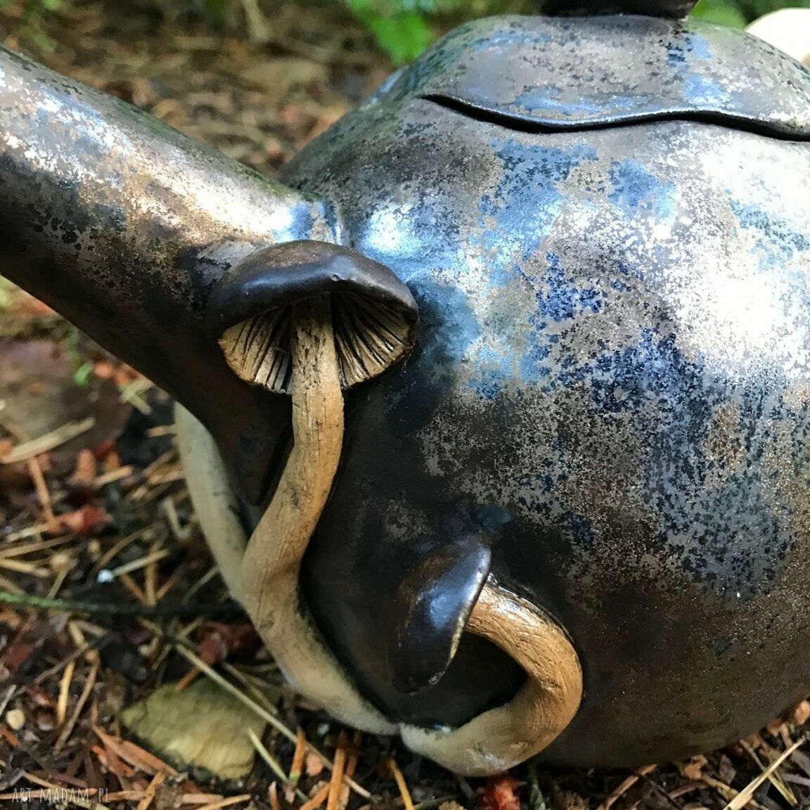 Czajnik ceramiczny Grzyby