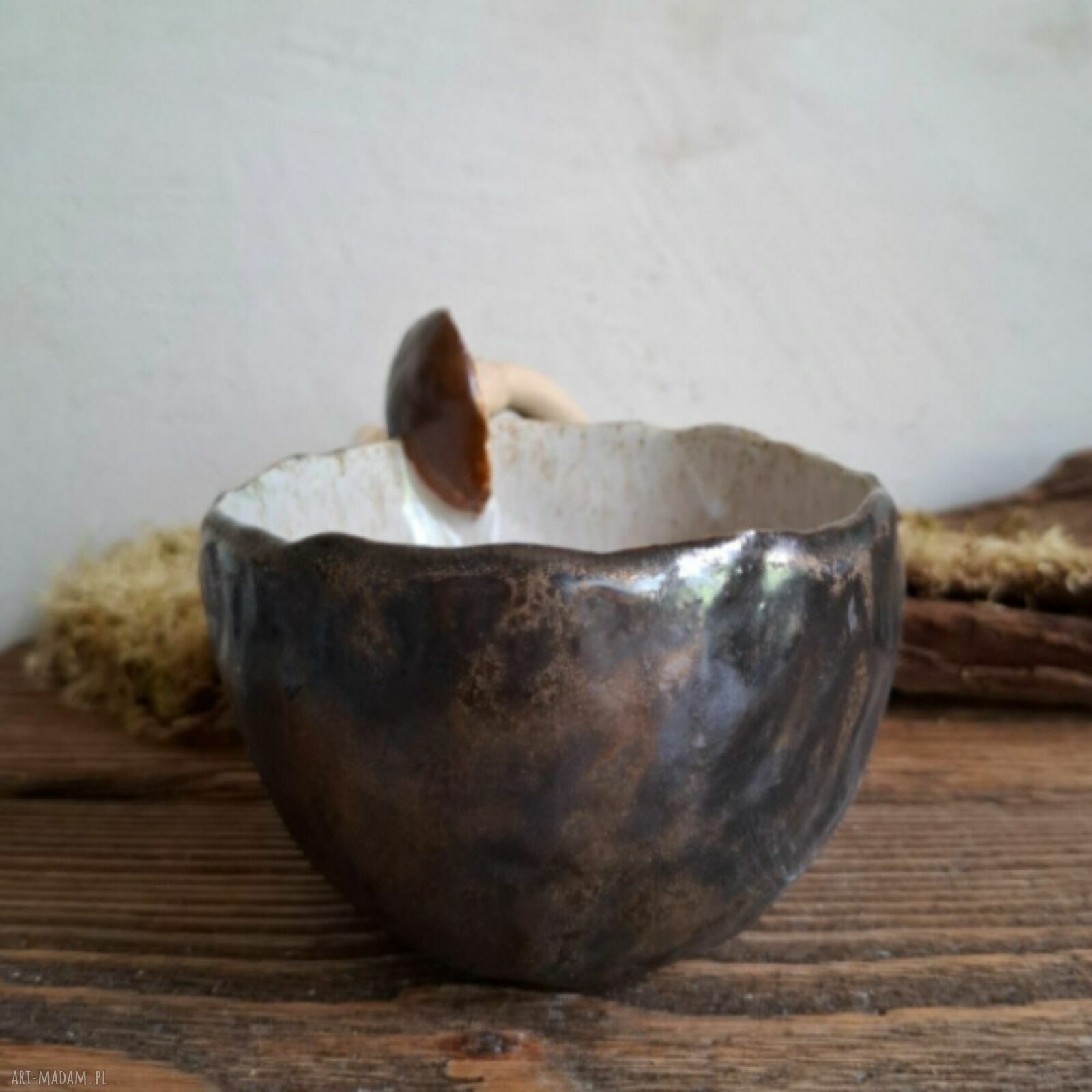 Kubek ceramiczny - Grzyb