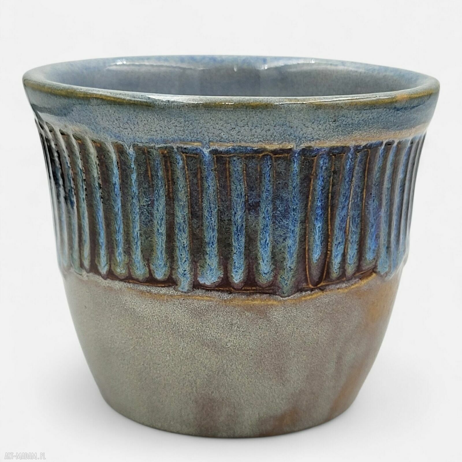 Ręcznie dekorowany ceramiczny kubek na herbatę 250 ml
