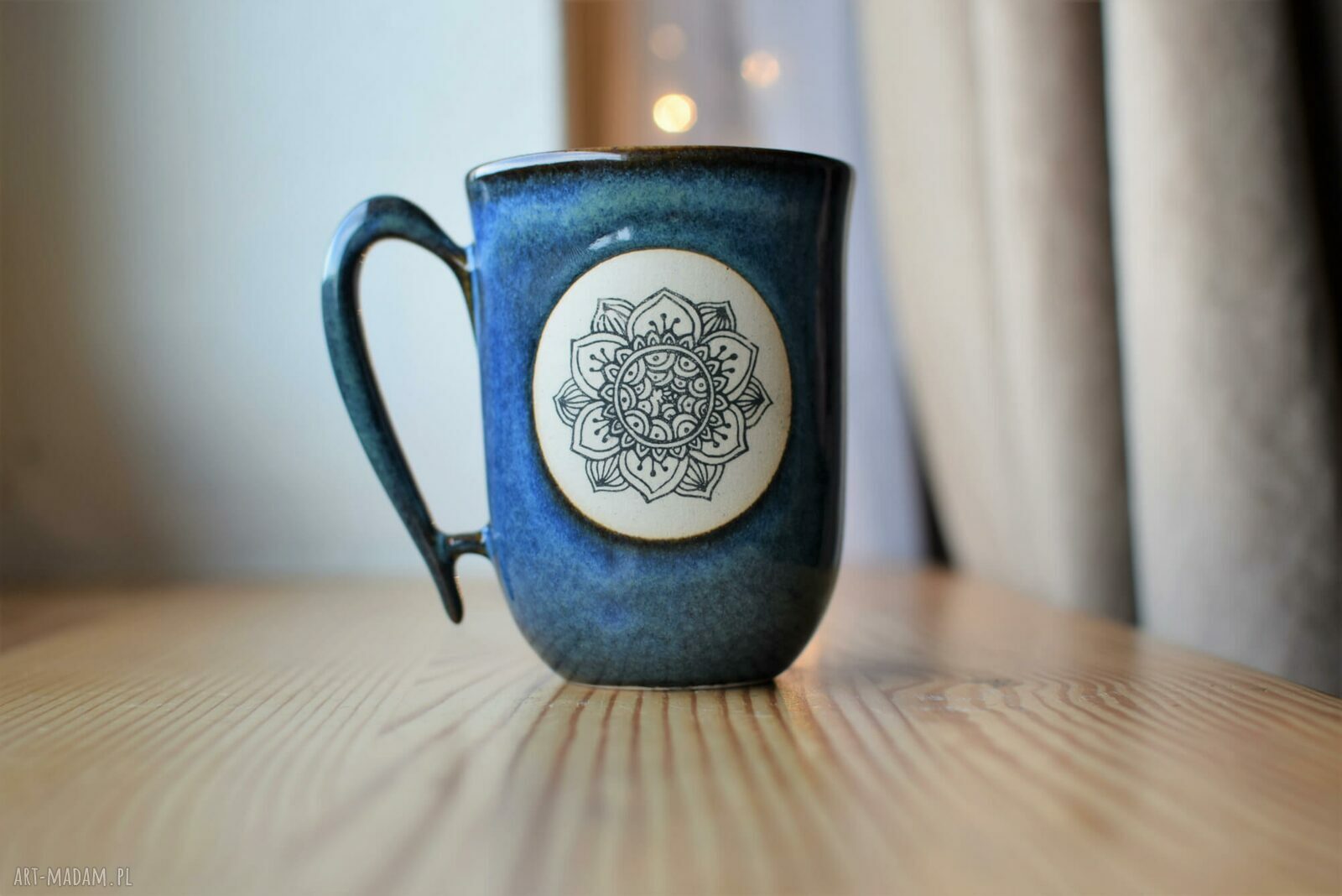 Kubek Ceramiczny Mandala 325ml Morski