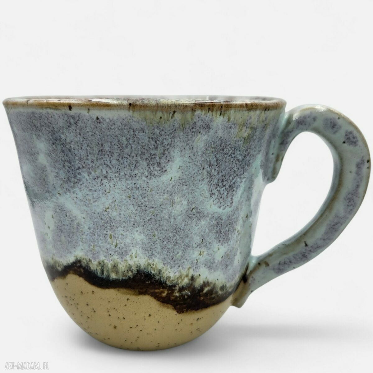 Ręcznie dekorowany ceramiczny kubek 300 ml na herbatę i kawę - prezent dla niej