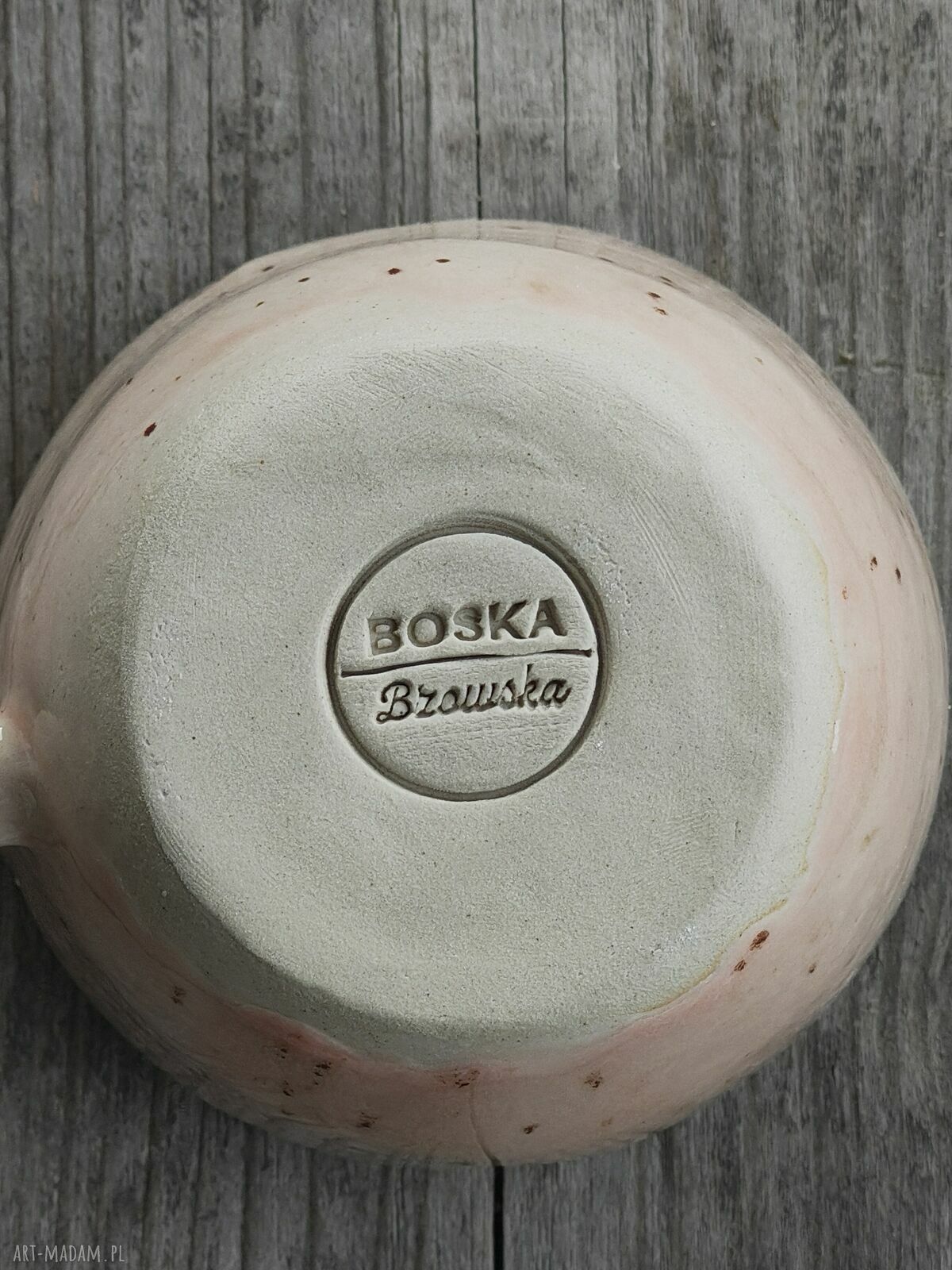 Kubek ceramiczny handmade „Serce zna drogę” 260 ml