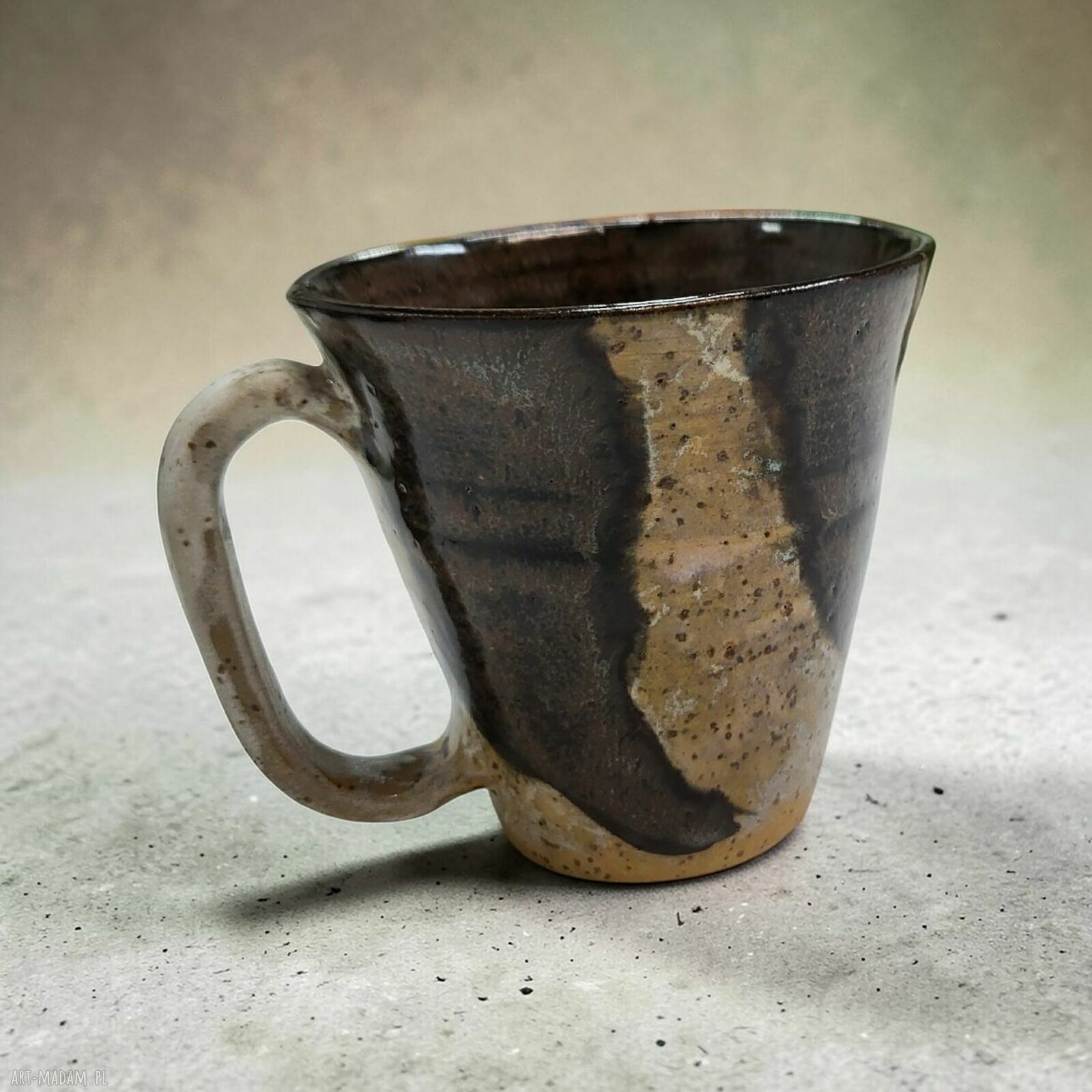 Ręcznie dekorowany ceramiczny kubek 300 ml do herbaty i kawy