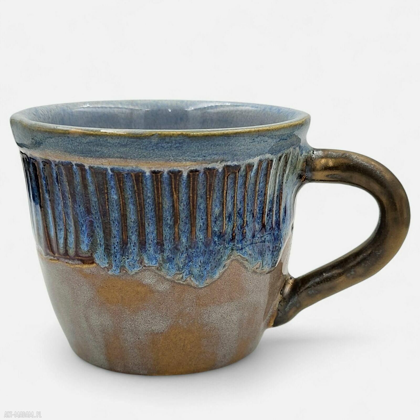 Ręcznie dekorowany ceramiczny kubek na herbatę 250 ml