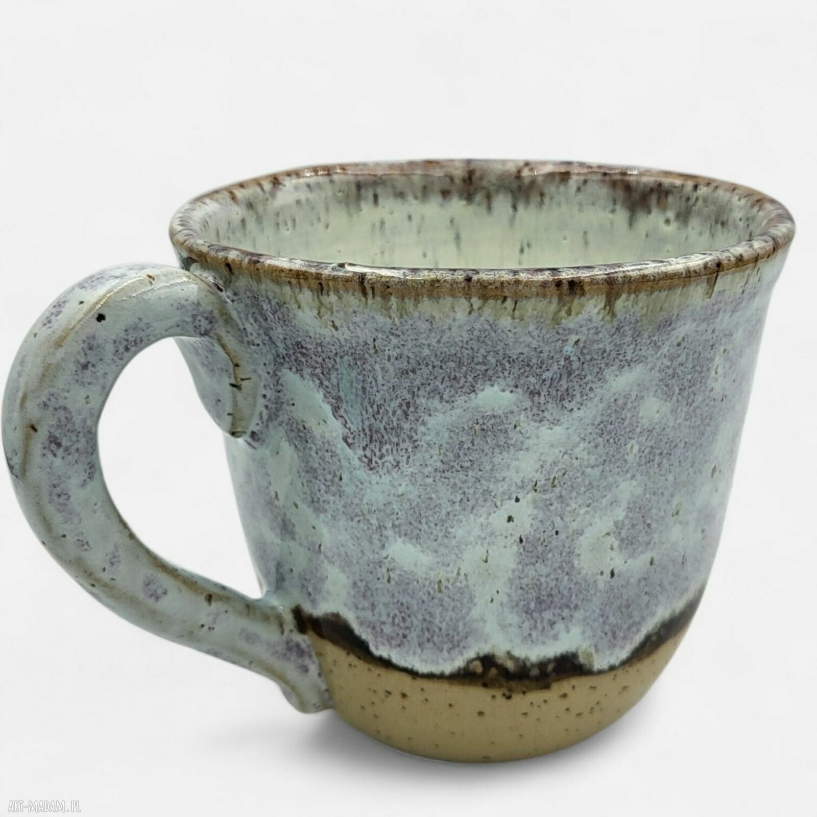 Ręcznie dekorowany ceramiczny kubek 300 ml na herbatę i kawę - prezent dla niej