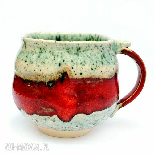 Ceramiczny kubek JT nr 78 - ręcznie toczony 400 ml