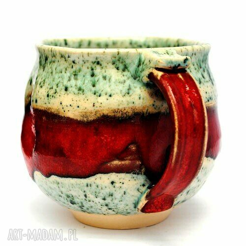 Ceramiczny kubek JT nr 78 - ręcznie toczony 400 ml