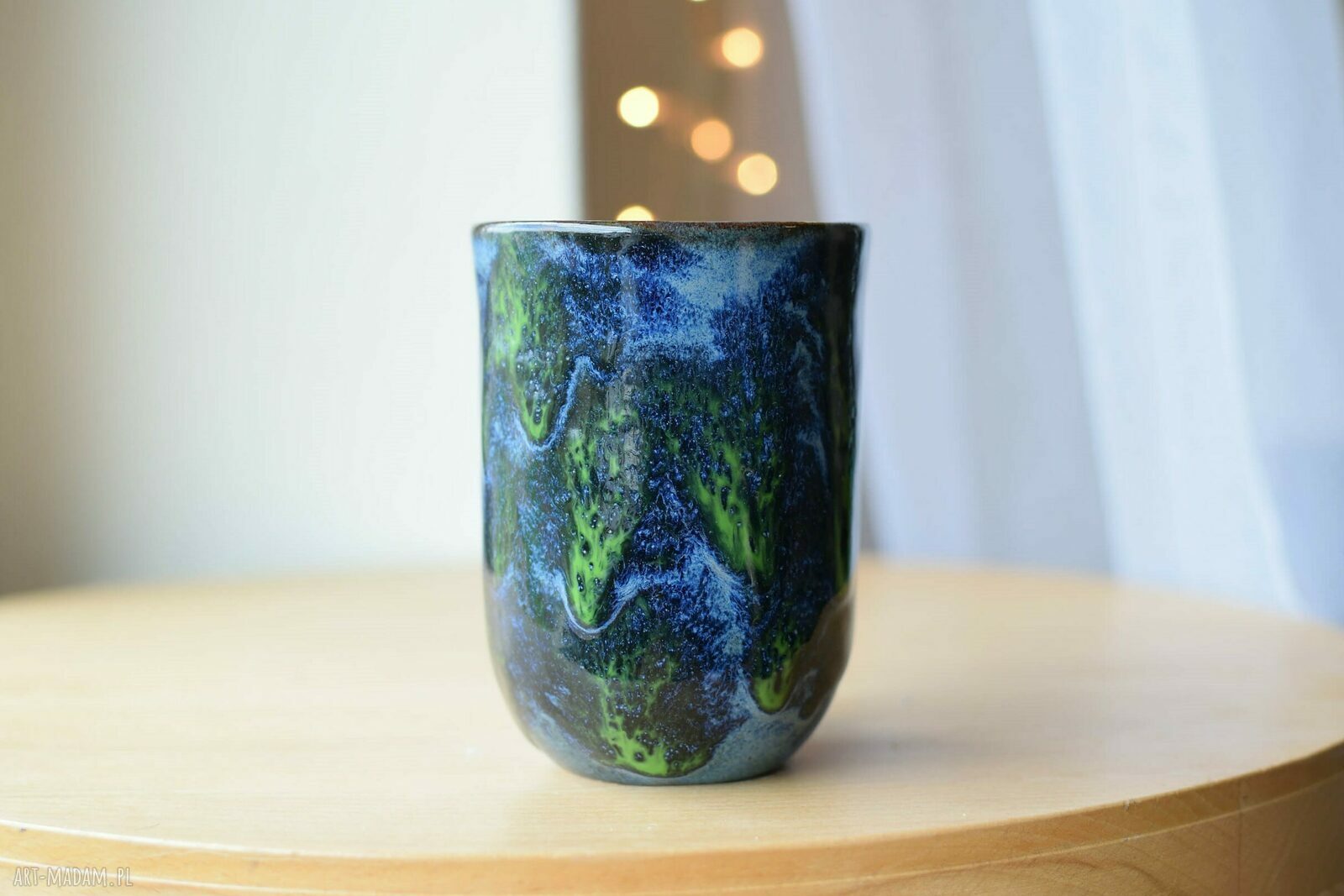 Kubek ceramiczny Zielona Głębia 325 ml
