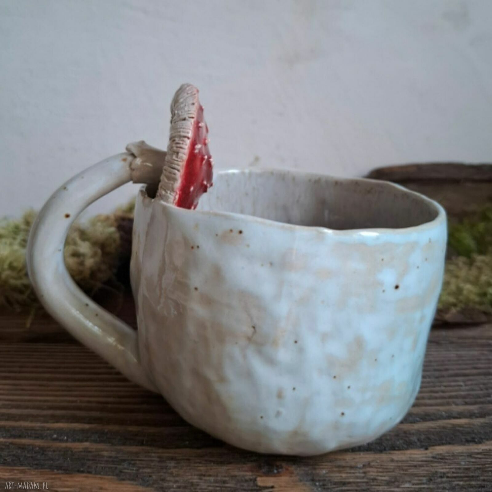 Kubek ceramiczny Muchomor