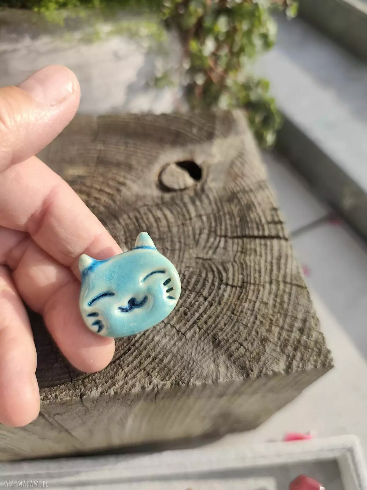 Regulowany pierścionek ceramiczny na stali nierdzewnej