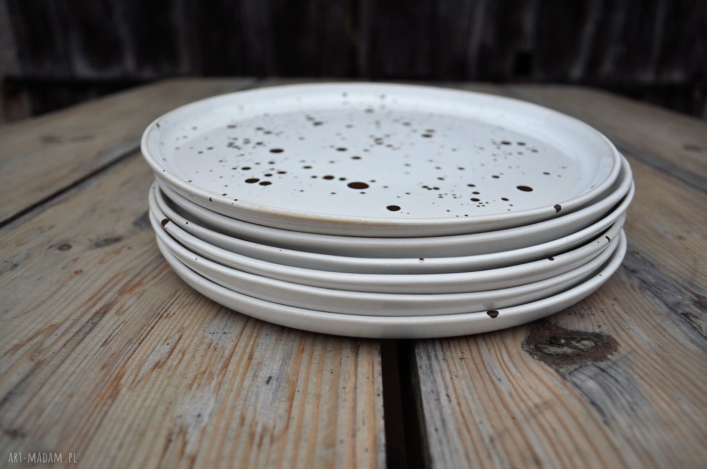 Talerz Ceramiczny Obiadowy Zestaw 6 Szt ღ art-Madam.pl