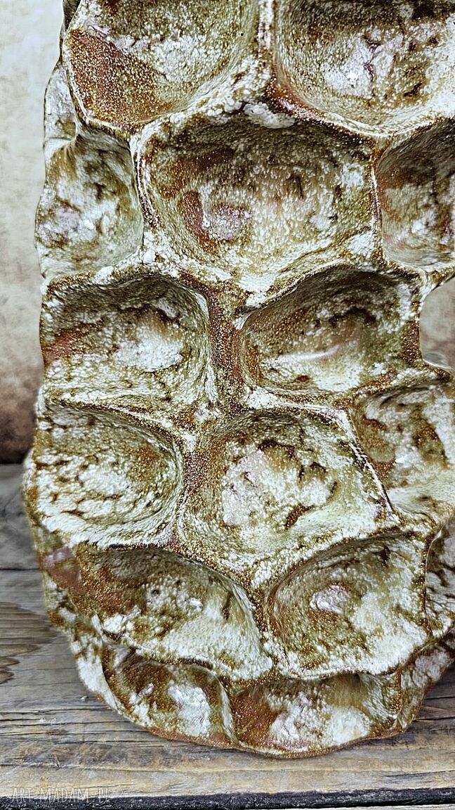 Duży wazon ceramiczny poLEPIONE z czerwonej gliny