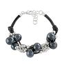 hand made bransoletki grapes bracelet graphite