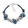 ręczne wykonanie bransoletki grapes bracelet navy blue