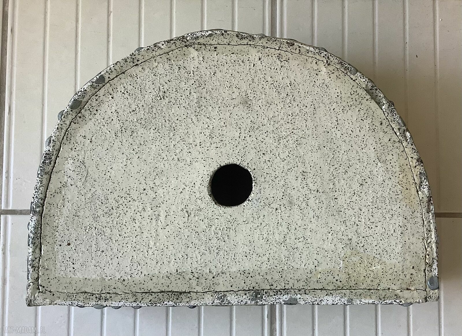Ceramiczna umywalka nablatowa „Skalisty brzeg” - ręcznie robiona z szamotu (przecena)
