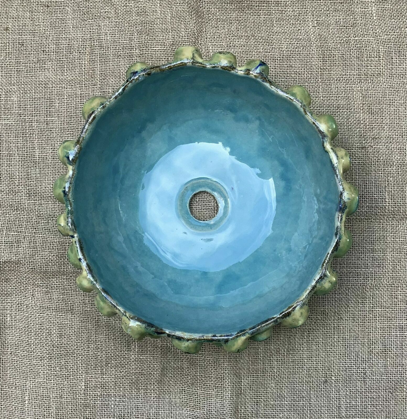 Umywalka ceramiczna Koralowiec - nablatowa, rękodzieło Ceramystiq studio