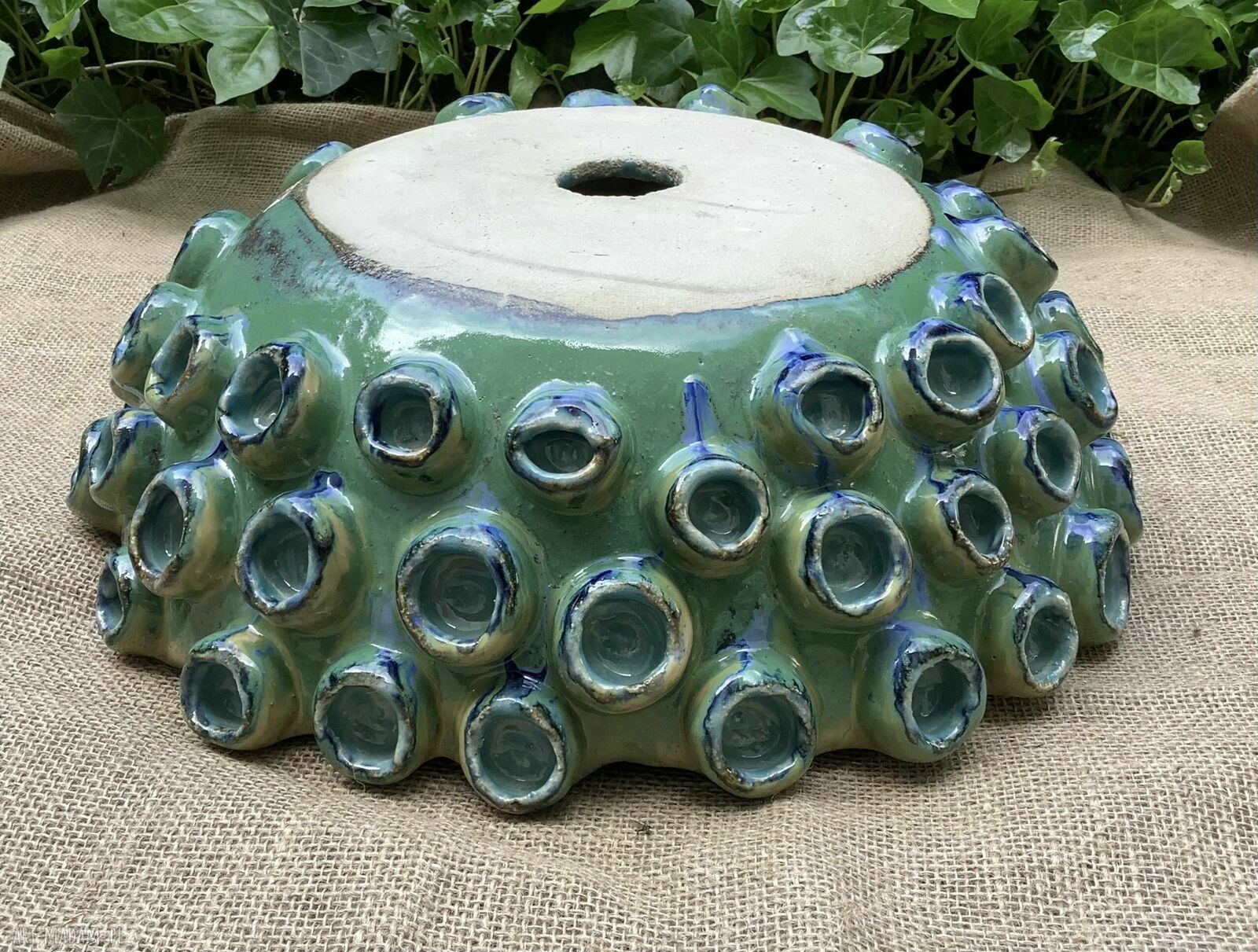 Umywalka ceramiczna Koralowiec - nablatowa, rękodzieło Ceramystiq studio