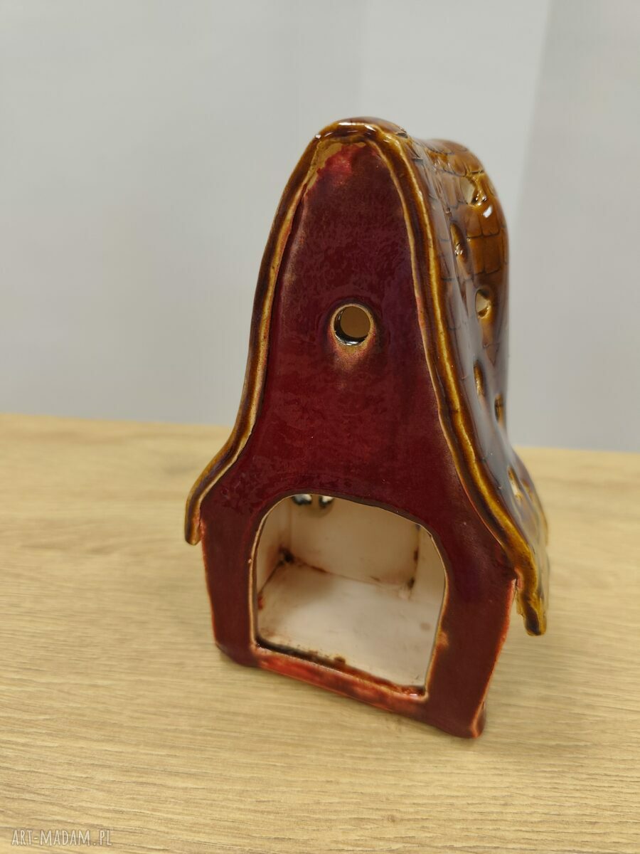 Chatka ceramiczna - lampion na Bożonarodzenie