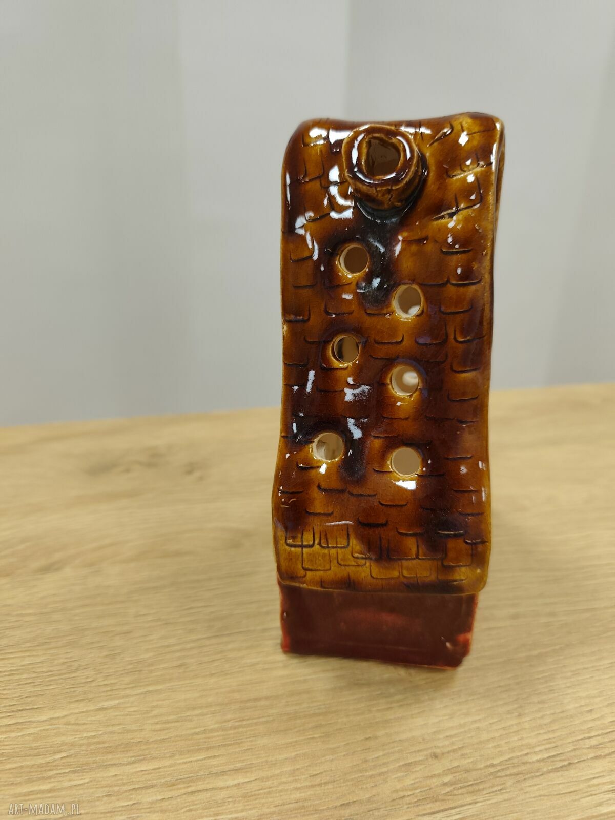 Chatka ceramiczna - lampion na Bożonarodzenie